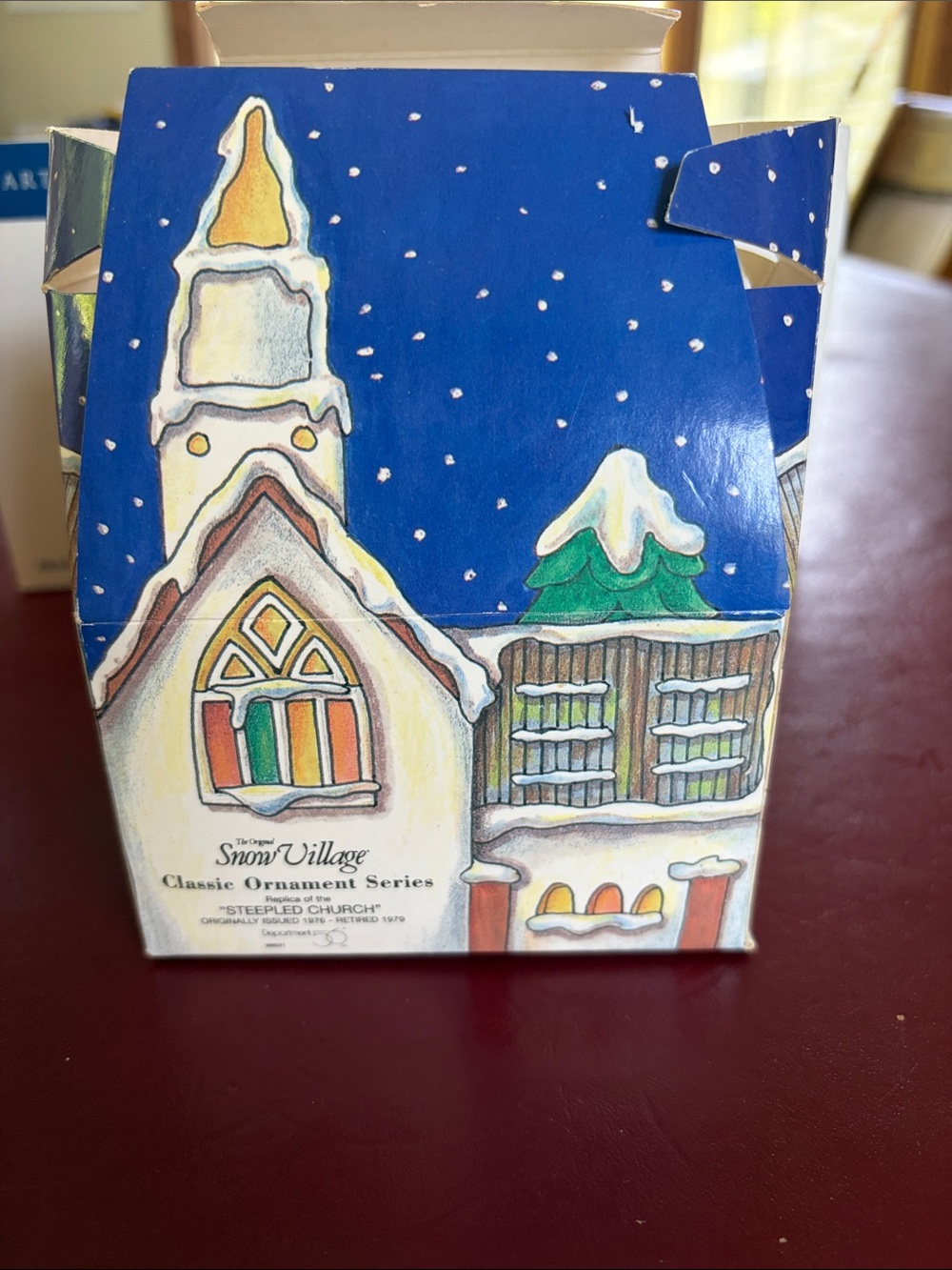 Department 56 Snow Village Steepled Church Ornament